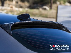 Alfa Romeo Giulia Roof Spoiler - Carbon Fiber - Feroce Carbon - Full Size Alfa Romeo Giulia Roof Spoiler - Carbon Fiber - Feroce Carbon - Full Size